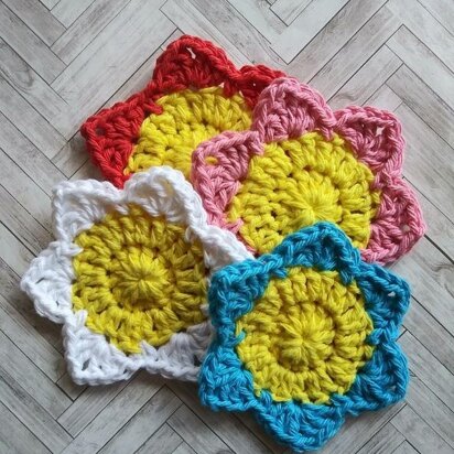Easy Floral Coasters