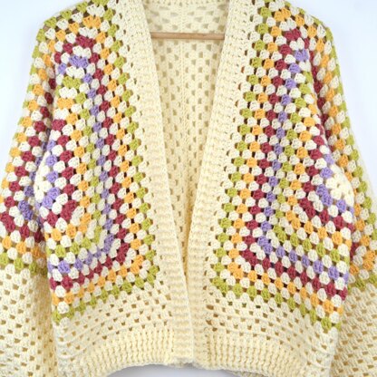Hexagon cardigan 2