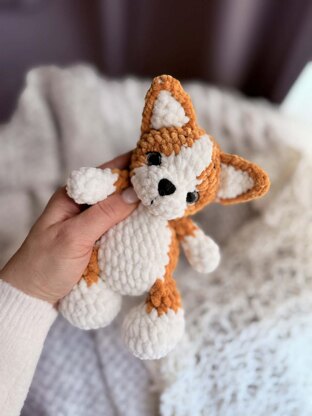 Plush Corgi toy
