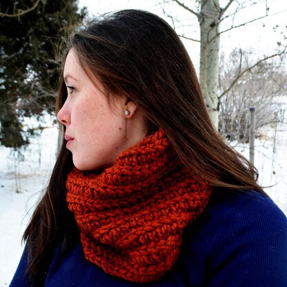 Knitting is my Yoga cowl knitting pattern - Sweet Paprika Designs