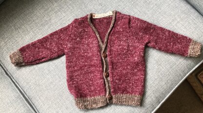 V neck eco hemp cardigan