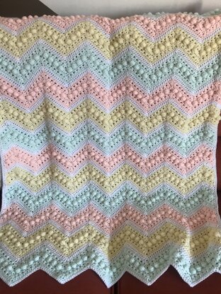 Hugs and kisses baby blanket