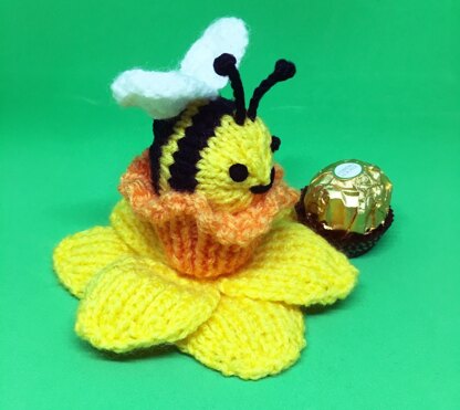 Daffodil and bee, Ferrero Rocher holders