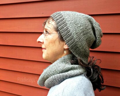 Luna Reversible Hat / Cowl Set