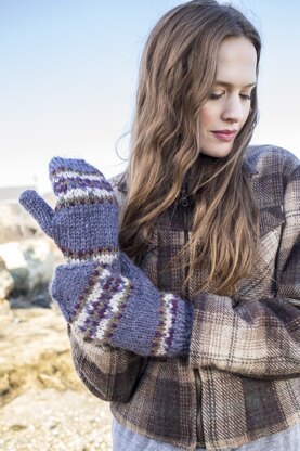 Ramea Mittens in Berroco Peruvia Quick - 351-7