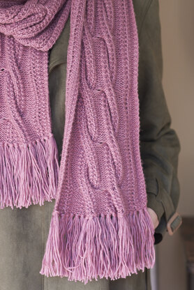 Terrell Scarf in Berroco Arno - Downloadable PDF