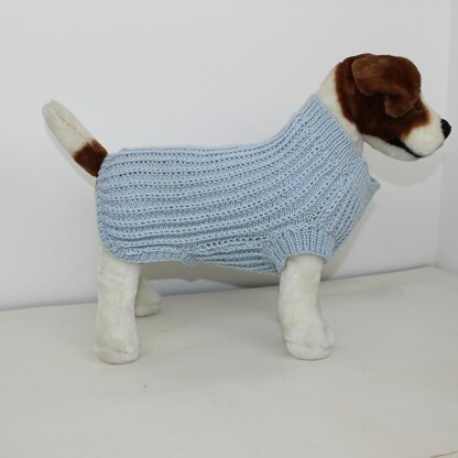 Simple Fishermans Rib Dog Coat