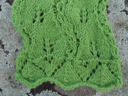 Twisted Leaves Lace Scarf