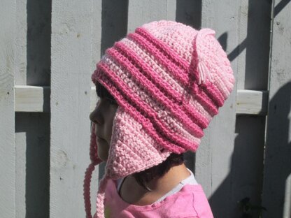 Pink Striped Hat