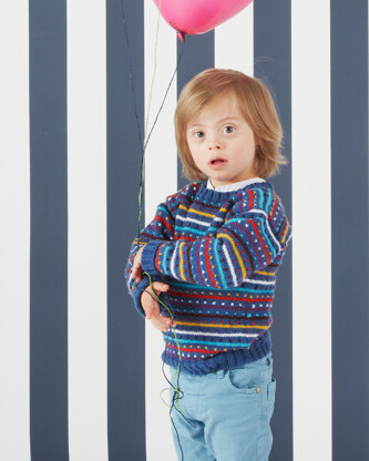 Leka Sweater - Sweater Knitting Pattern in MillaMia Naturally Soft Merino