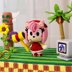 Amy Rose, the Hedgehog Amigurumi Crochet Pattern – PDF Digital Download (English)