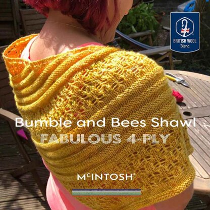 Bumble and Bees Shawl