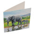 Crystal Art Elephant, 18x18cm Card Diamond Painting Kit