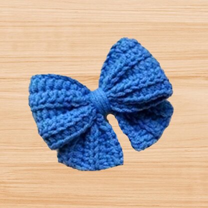 Crochet Bow Hair Clip Pattern – PDF + Video Tutorial | Easy Beginner DIY Hair Accessory