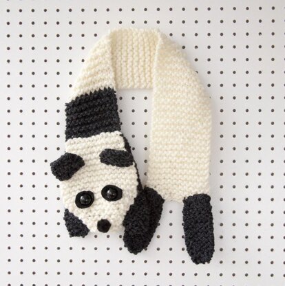 Beginners Panda Scarf