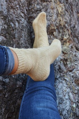 Angel Wings Heel Flap Socks