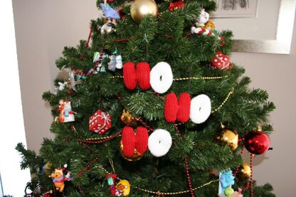 HO HO HO Christmas Ornaments