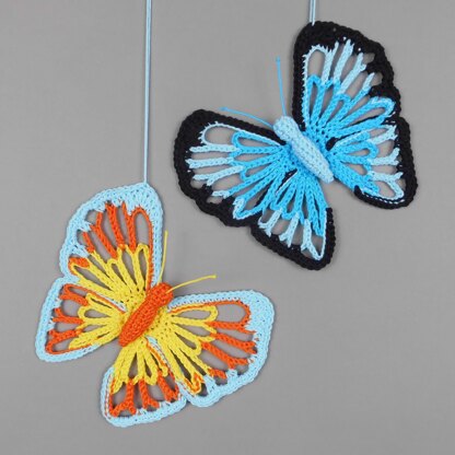 Colorful large butterfly door decor for spring & summer