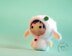 White Sheep Doll. Tanoshi series toy.