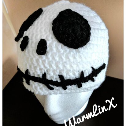 Jack Skellington inspired Crochet Hat
