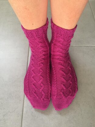 Camelia socks