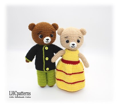 Bear Family Crochet Pattern