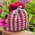 Textured Tweed Lavender Bag Knitting Pattern - Free Knitting Pattern
