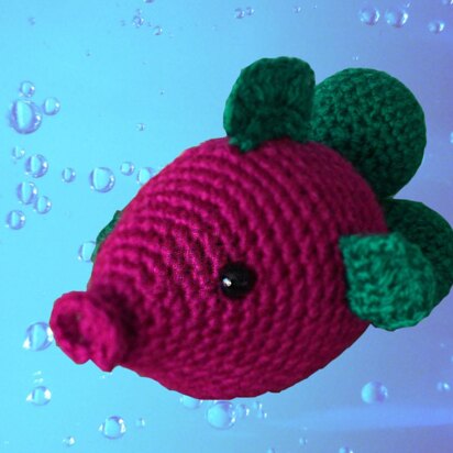 Amigurumi Häkelanleitung für den Rasselfisch Theo ♥