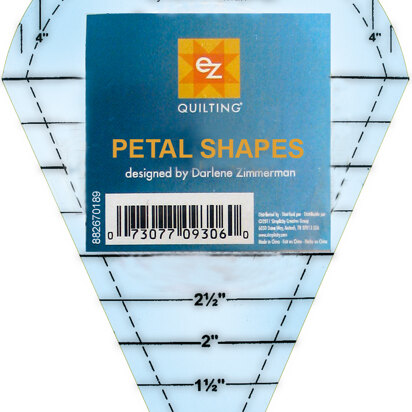 EZ International Petal Shapes Acrylic Template