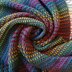 Rainbow Through the Storm Crochet Blanket