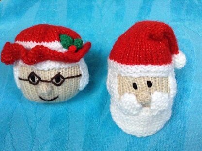 Father and Mother Christmas Baubles