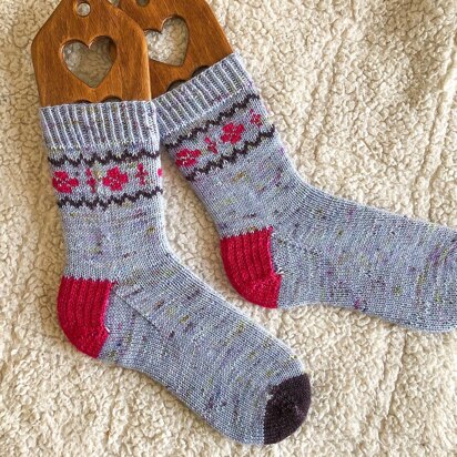 Priscilla Socks - knitting pattern
