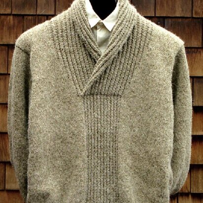 MS 133 Shawl Collar Pullover