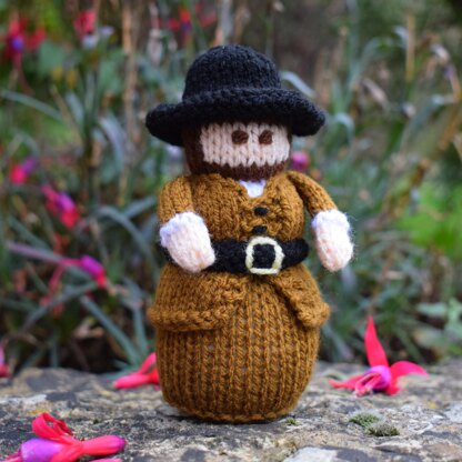 Bonfire Night Guy Fawkes Doll Knitting Pattern - Toy Knitting Pattern