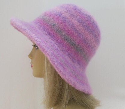 Felt Hat Flat Brim