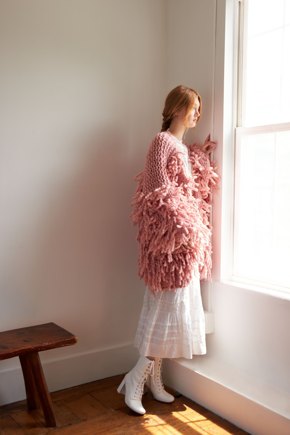 Loopy Mango Fringe Coat #3