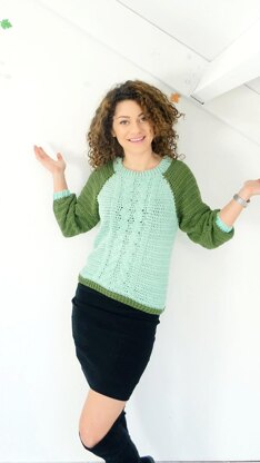 Spring Time Cable Sweater