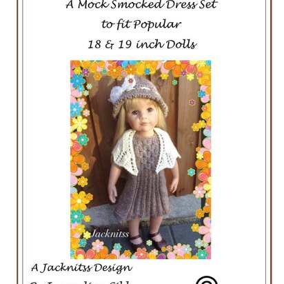 30 Mock Smock Dress - knitting pattern