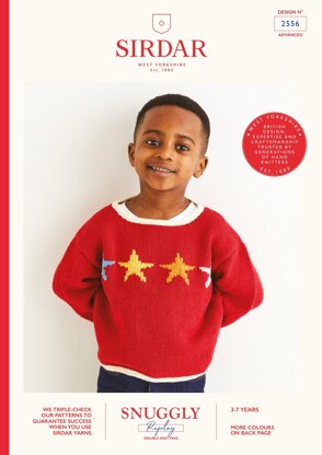 Star Jumper in Sirdar Snuggly Replay DK - 2556 - Downloadable PDF