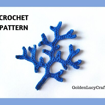 Coral Branch Crochet Pattern