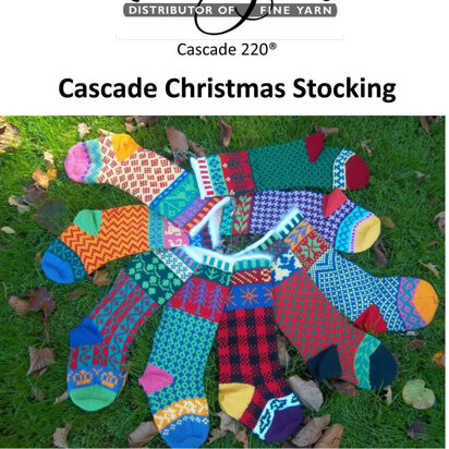 Cascade Yarns W104 Cascade Christmas Stocking (Free)