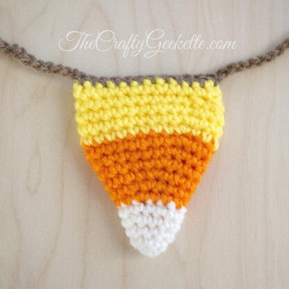 Nom Nom Candy Corn - Amigurumi and Garland