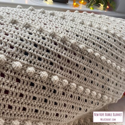 New Hope Bobble Blanket by MeluCrochet