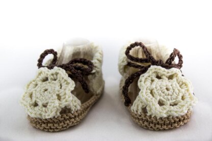 Irish Rose Baby Sandals