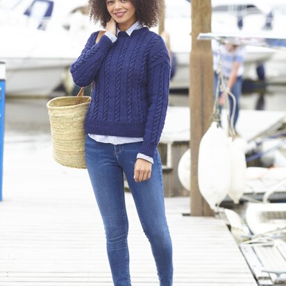 Sweater and Cardigan in King Cole Cottonsmooth DK - 5746pdf - Downloadable PDF