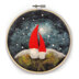 The Crafty Kit Company Ltd Gnomes in a Hoop Needle Felting Kit - 140W x 240H x 65D