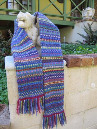 Spindrift Fairisle Scarf