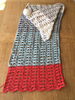 Crochet summer shawl/scarf(2)