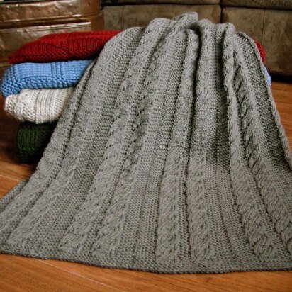 Spiral Columns Baby Blanket