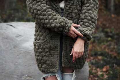 Quilted Sweater Coat